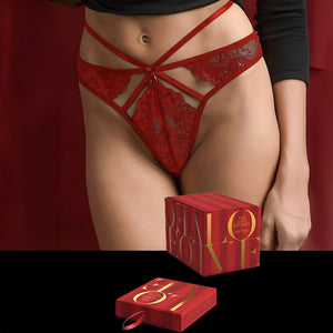 Perizoma donna in pizzo semitrasparente Admas 42690
