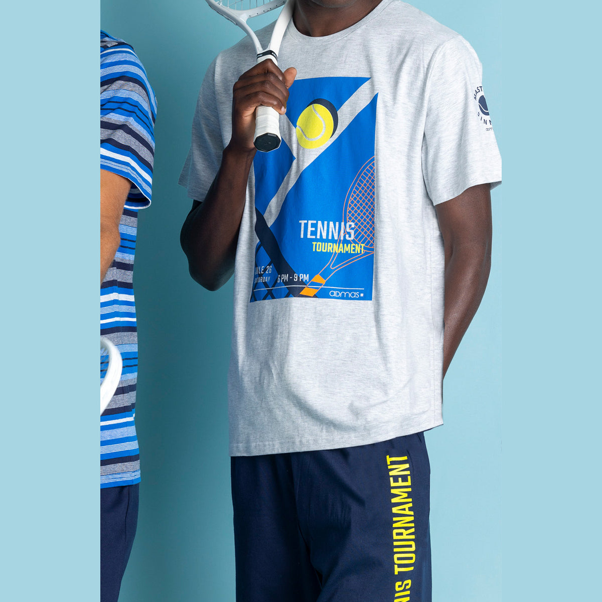 Pigiama uomo estivo Admas 62100 cotone tennis