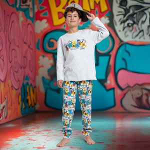 Pigiama bimbo caldo cotone Mickey Mouse Disney 63239