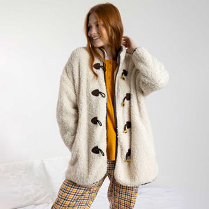Giacca da camera donna in soffice sherpa Admas 67278