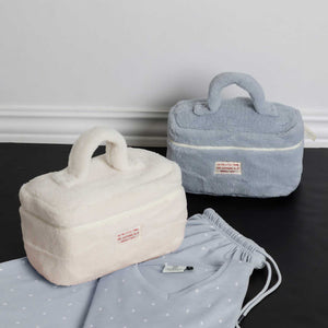 Beauty-Case a bauletto in morbido sherpa Admas 69104