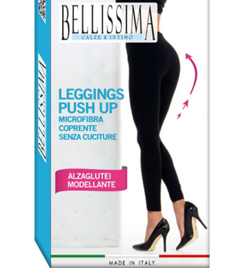 Leggings modellanti push up alza glutei microfibra Bellissima