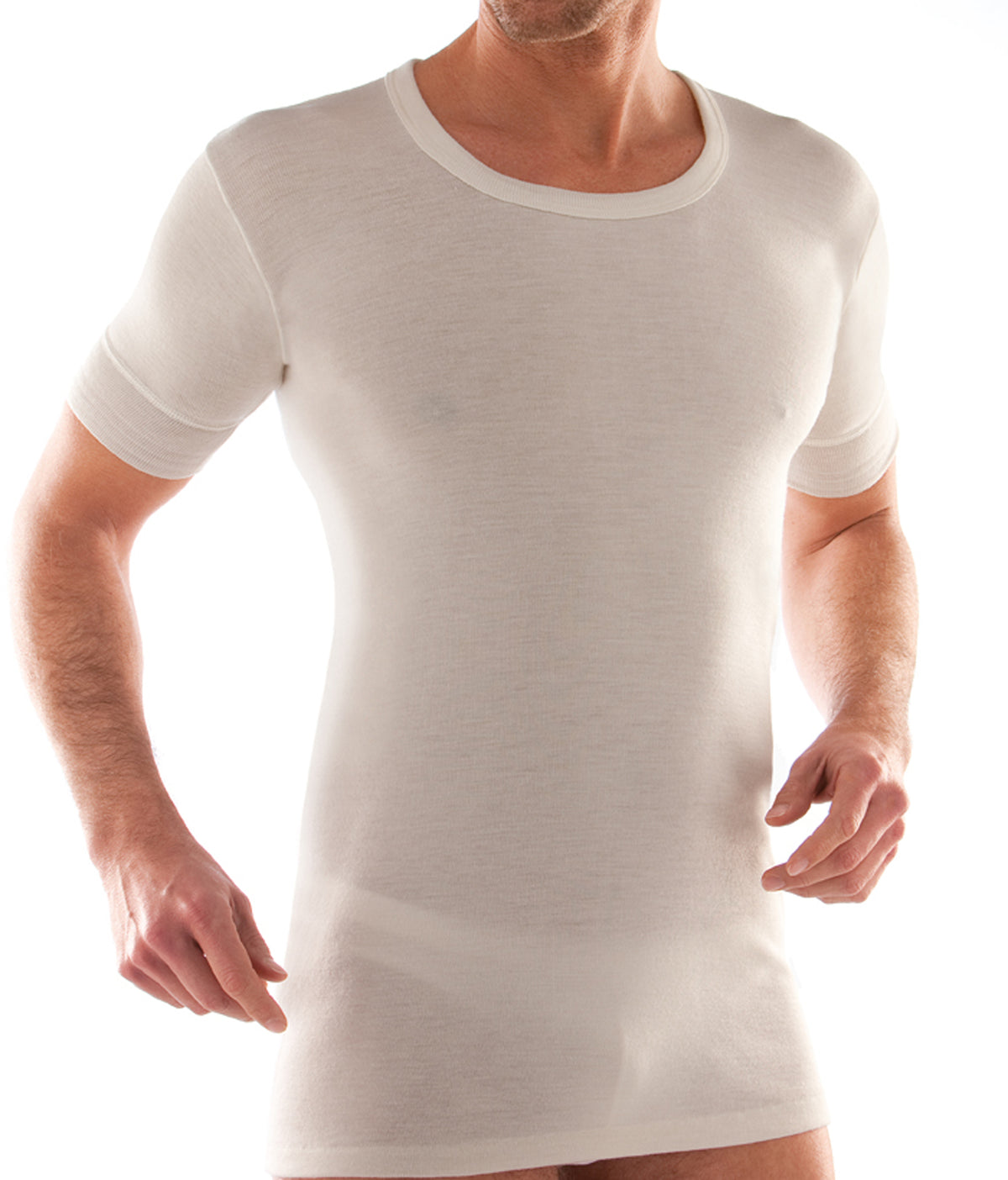 Maglia intima Liabel uomo girocollo mezza manica 80% lana 0516733