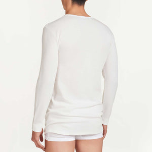 Maglia uomo manica lunga cotone e lana Ragno 065459