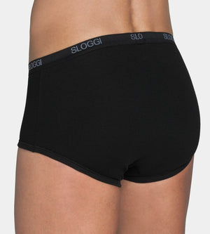 Slip maxi Sloggi uomo basic alti con apertura 2 pezzi