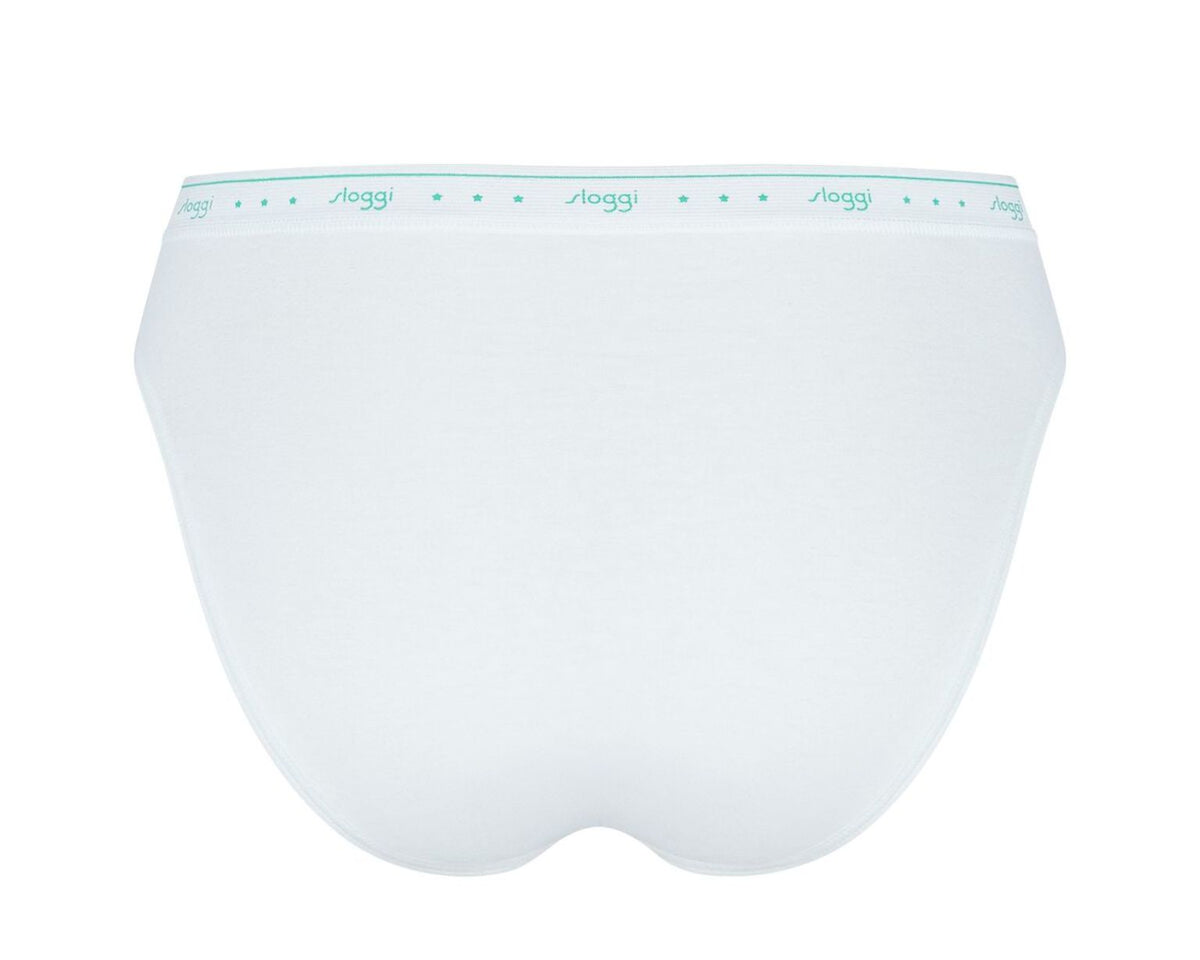 Slip donna Sloggi 100 tai sgambati cotone 2 pezzi