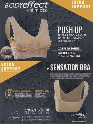 Brassiere push up imbottita Intimidea 110974 senza ferretto