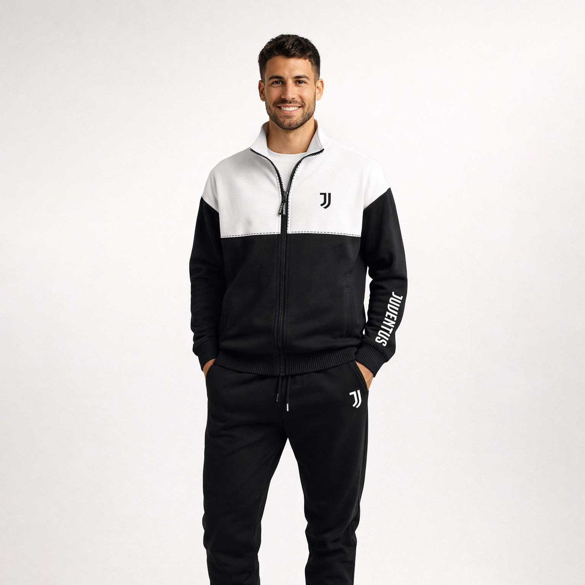 Tuta ufficale Juventus bambino uomo in cotone felpato 1110