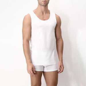 Canottiera uomo Cagi 1111 filo di scozia