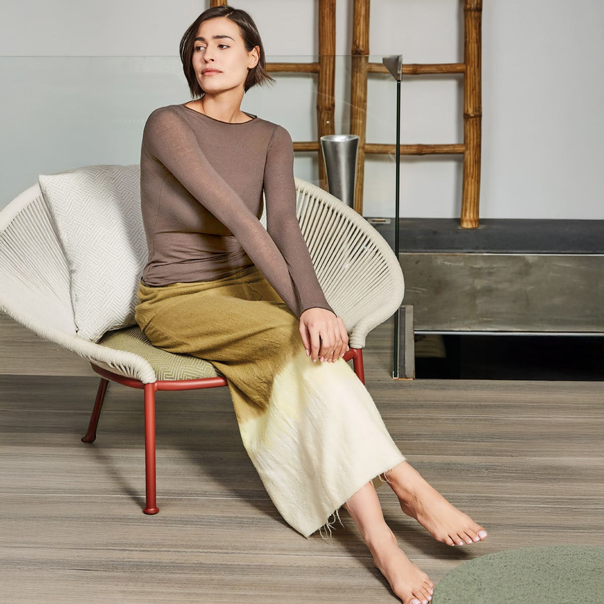 Maglia in Cashmere con Scollo Leggermente a Barca MySublyme 1412