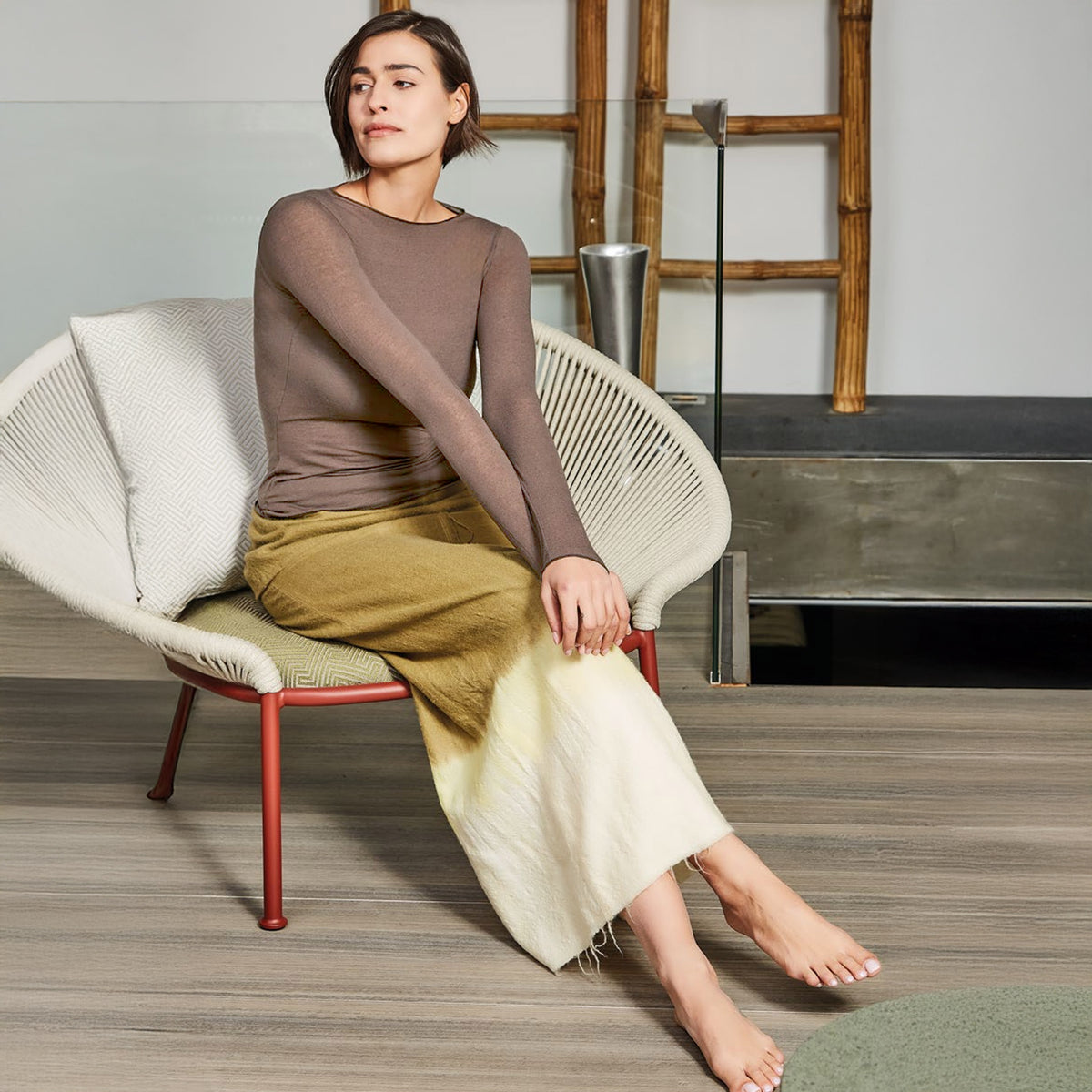 Maglia in Cashmere con Scollo Leggermente a Barca MySublyme 1412