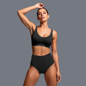 Brassiere donna senza ferretto in microfibra Lormar 01440