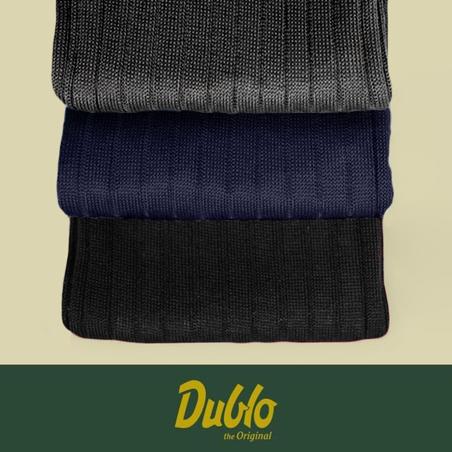 Calze uomo lunghe Dublo coste 335S - 3 paia