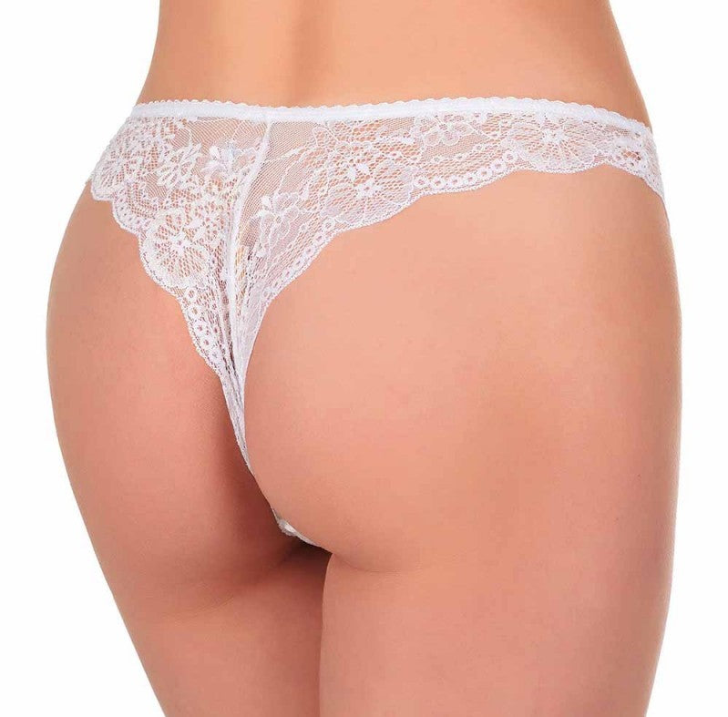 Brasiliana donna Jadea 1628 in pizzo vita bassa 3 pz.
