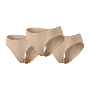 Slip donna vita bassa cotone bielastico Bluintimo 1806- 3 pezzi
