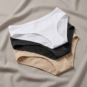 Slip donna vita bassa cotone bielastico Bluintimo 1806- 3 pezzi