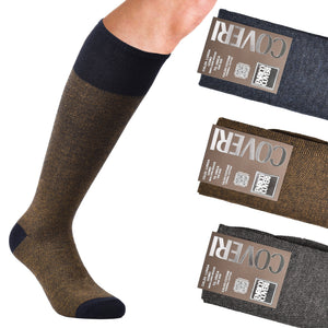 Calze uomo lunghe caldo cotone Enrico Coveri fashionline 193B