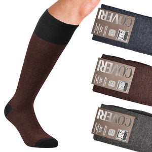 Calze uomo lunghe caldo cotone Enrico Coveri fashionline 193D