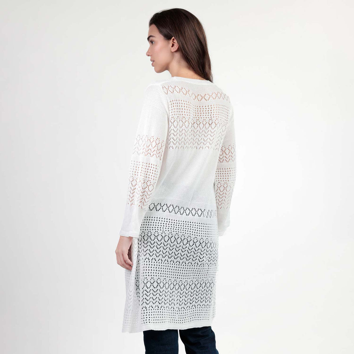 Kimono donna crochet in cotone Admas 19894