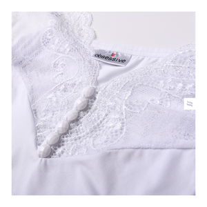 Sexy sottoveste + perizoma Obsessive miamor chemise e thong bianco sposa