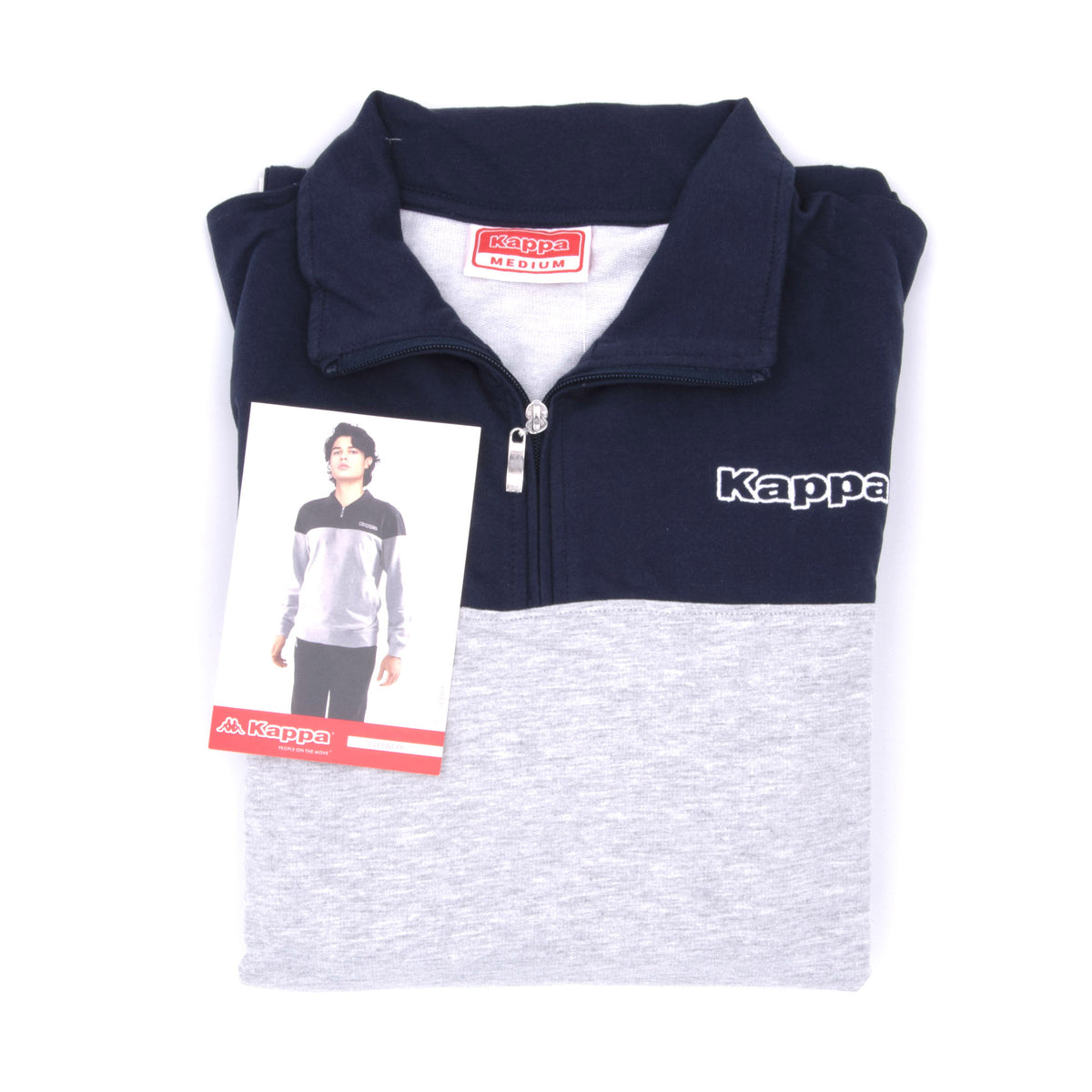 Pigiama tuta uomo Kappa 21258 cotone maglia bicolore