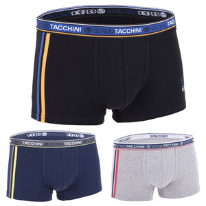 Boxer uomo Sergio Tacchini 20032 cotone elasticizzato 3 pezzi