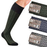 Calze uomo lunghe caldo cotone Enrico Coveri fashionline 237B