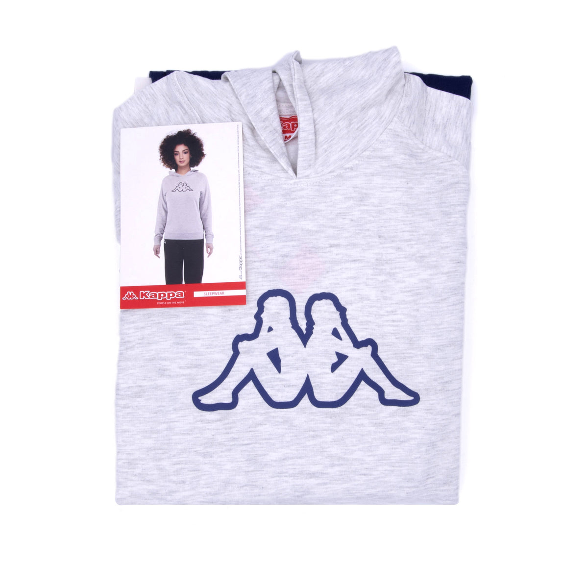 Pigiama tuta donna Kappa 21361 con cappuccio cotone primaverile leggero