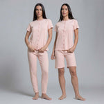 Pigiama donna tris in cotone Biancaluna 26D21758