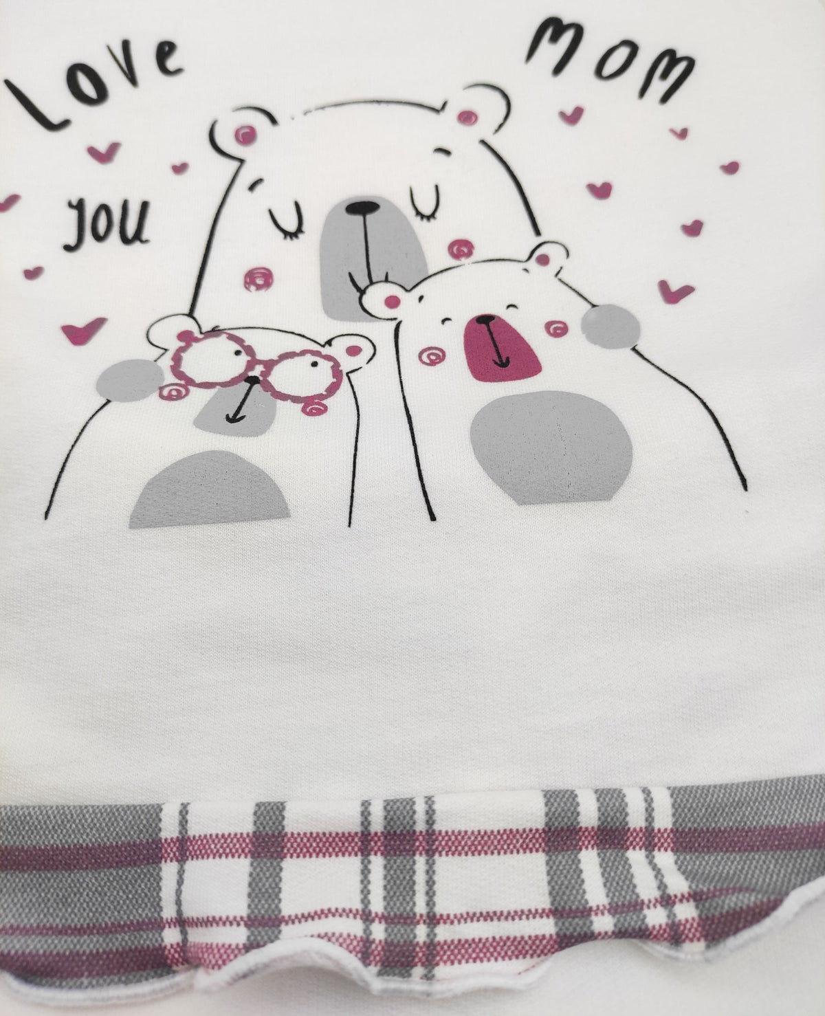 Pigiama neonata Gary H10022 in cotone felpato
