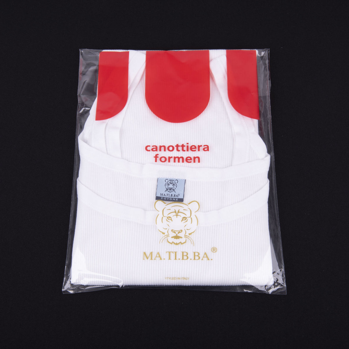 Canottiera uomo Matibba 300 spalla stretta cotone