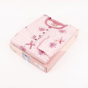 Camicia da notte caldo cotone conformata calibrata rosa Cippi 3124