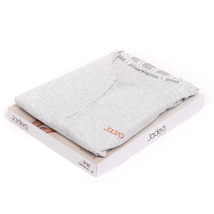Pigiama donna estivo Jadea 3132 corto cotone grigio melange