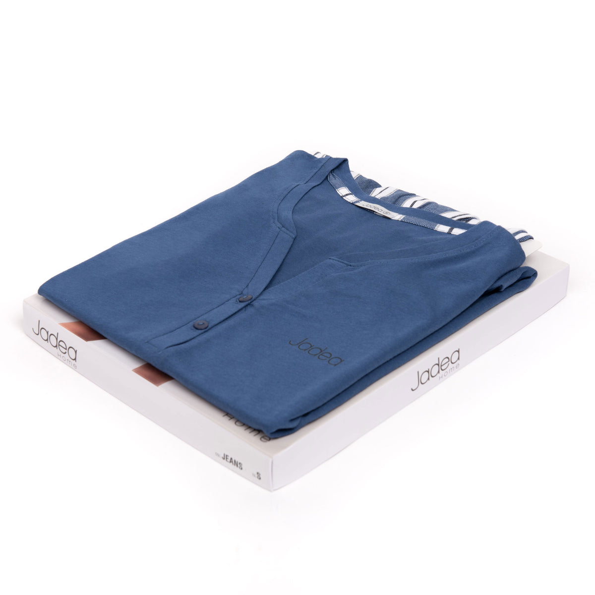 Pigiama donna corto Jadea 3132 estivo 100% cotone jeans