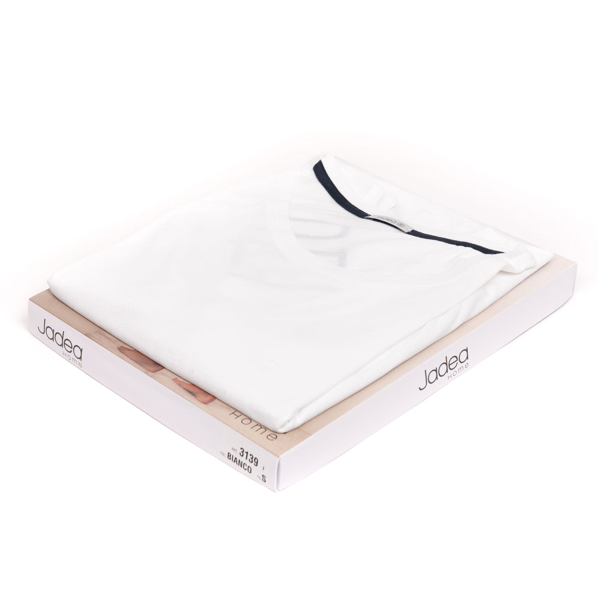 Maxi maglia estiva abitino Jadea 3139 cotone modal bianco