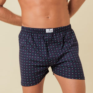 Boxer da uomo in maglina cotone Marc Luis 324 fantasia scuri taglia conformata