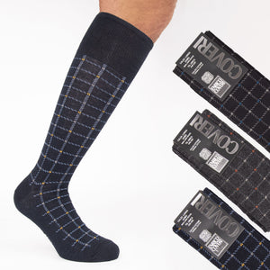 Calze uomo lunghe Enrico Coveri 326 var. C 3 paia