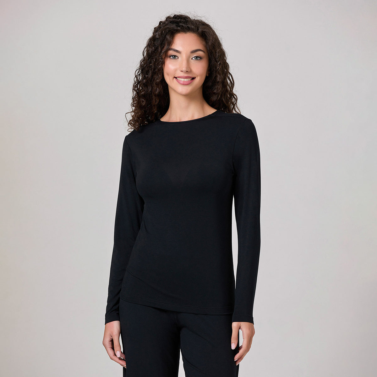 Maglia donna manica lunga micromodal elasticizzato Jadea 3311