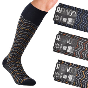 Calze uomo lunghe caldo cotone Enrico Coveri winter line 332C
