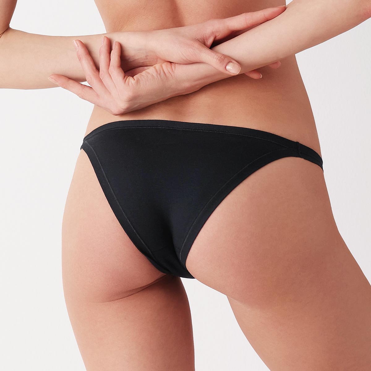 Slip tanga donna Cotonella 3161 vita bassa in cotone 3 pezzi