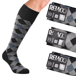Calze uomo lunghe caldo cotone Enrico Coveri winter line 338C
