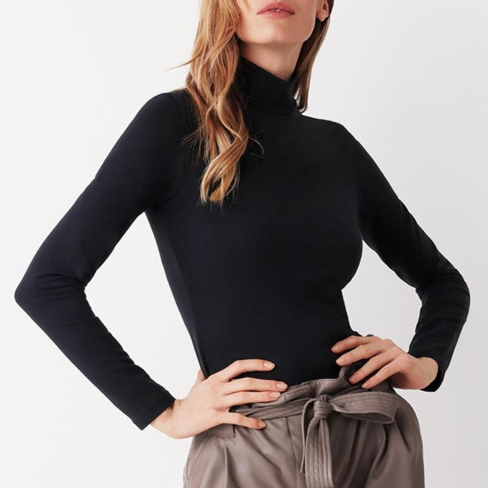 Maglia donna lupetto cotonella 3511 in caldo cotone elasticizzato