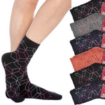 Calzini caldo cotone donna Meritex cubi 3589 B 6 paia