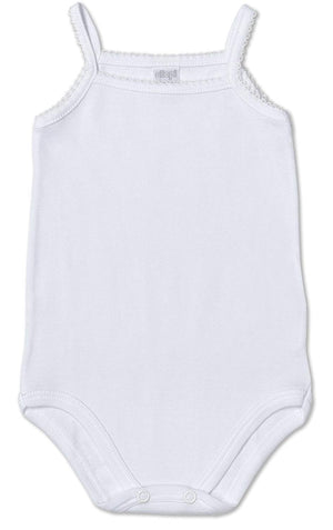 Body neonato bimba Ellepi 3624 spalla stretta cotone 3pz