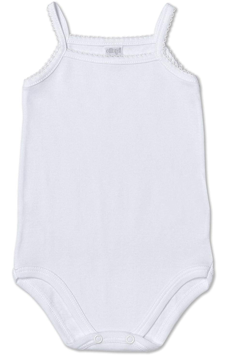 Body neonato bimba Ellepi 3624 spalla stretta cotone 3pz