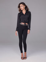 Leggings Jadea 4088 moda elastico esterno lurex