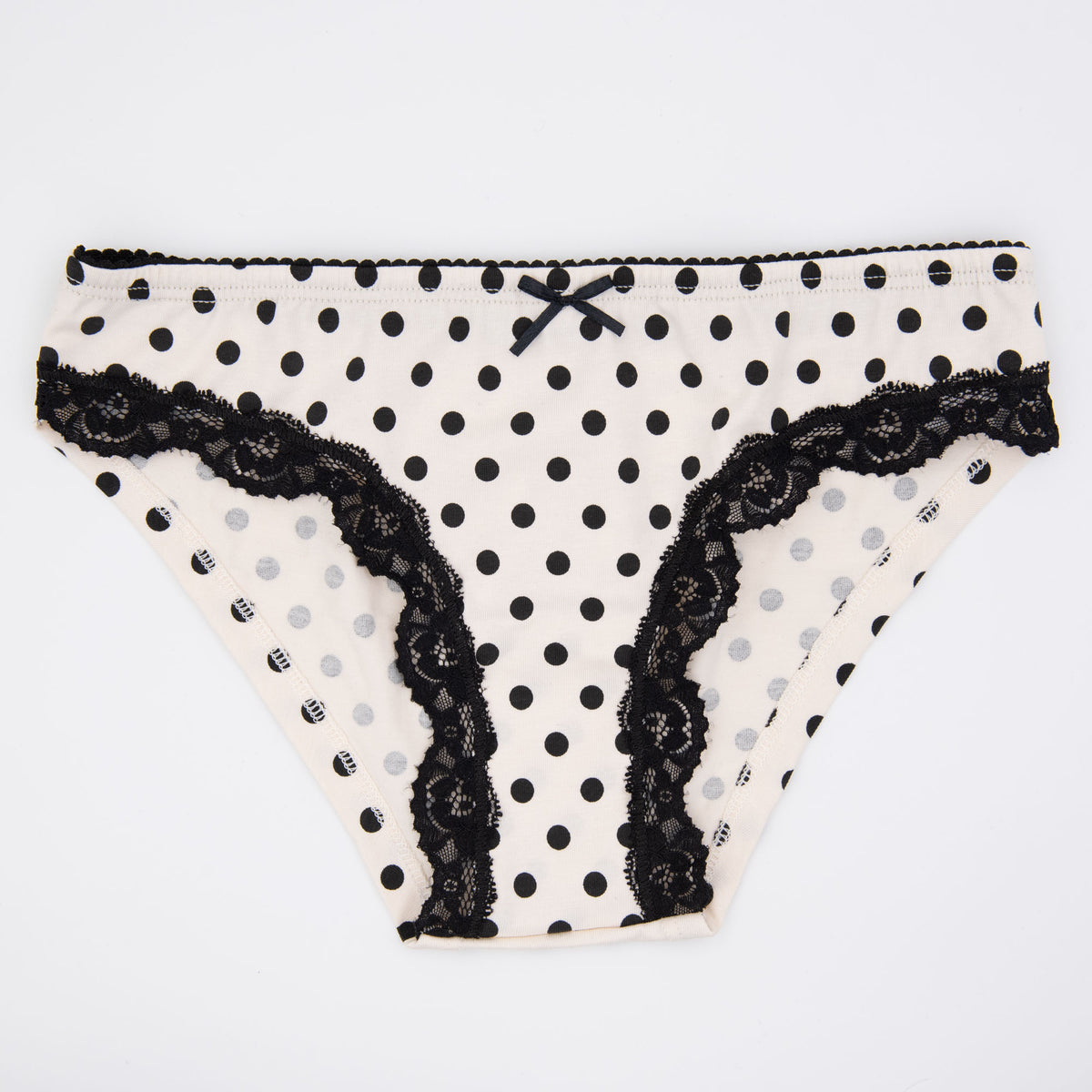 Brasiliana donna jadea chic 6055 nero rigato e avorio pois 2 pezzi