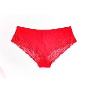 Slip donna cotone elasticizzato con pizzo Admas 41688