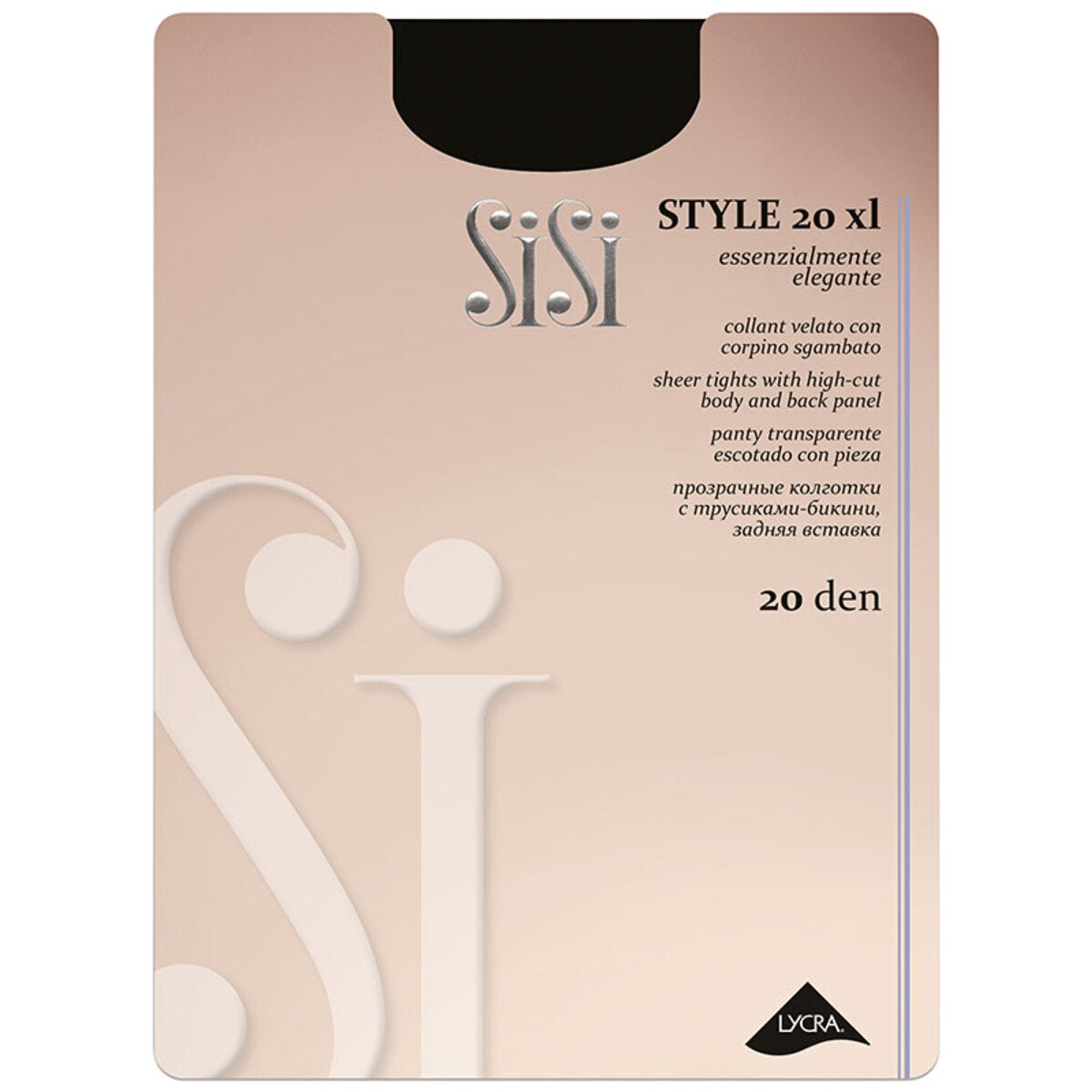 Collant corpino ricamato Sisi Style 20 den