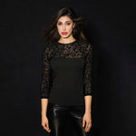 Maglia donna sottogiacca maniche lavorate jadea galà 4308